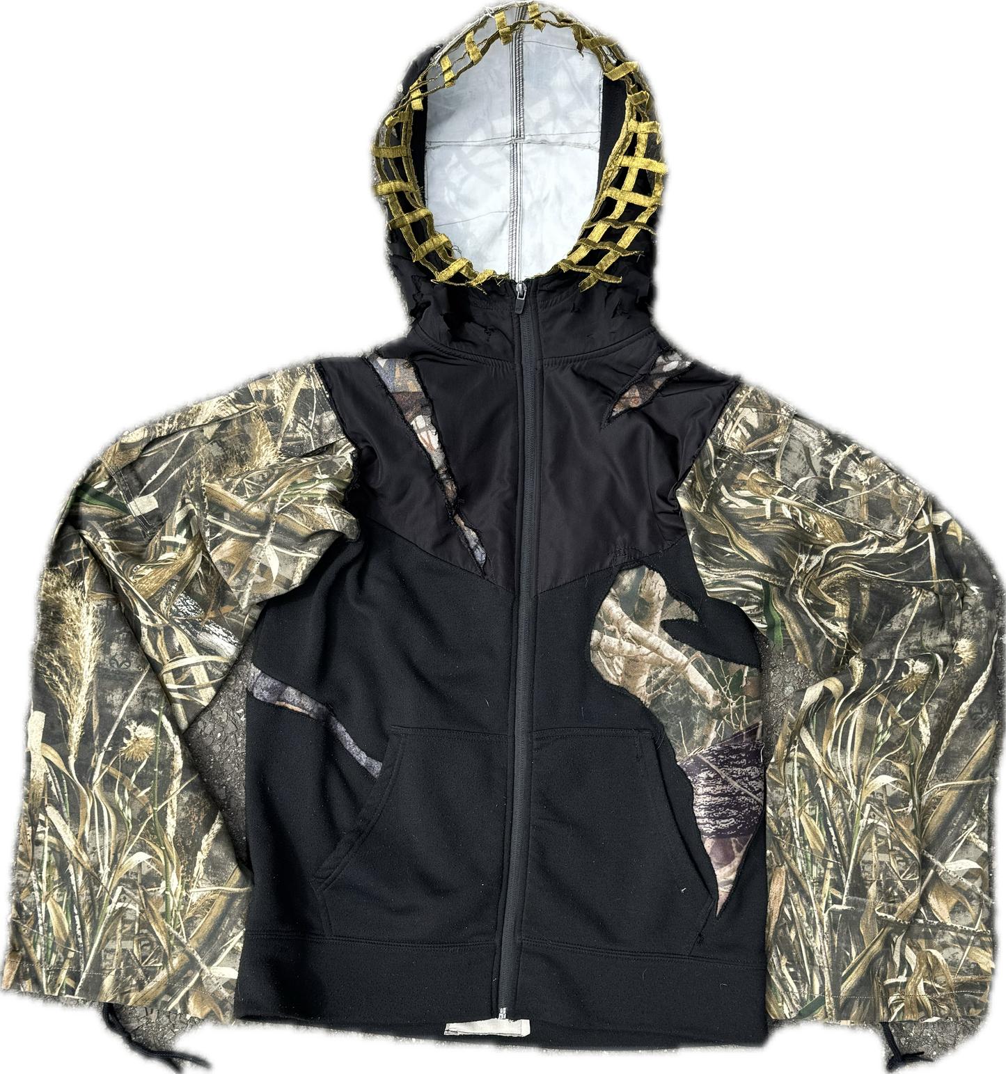 twisted branches zip up