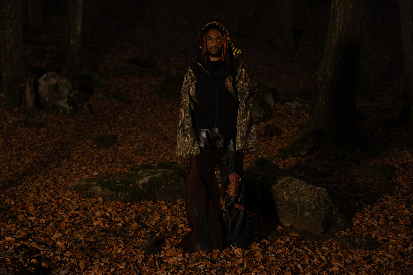 twisted branches zip up