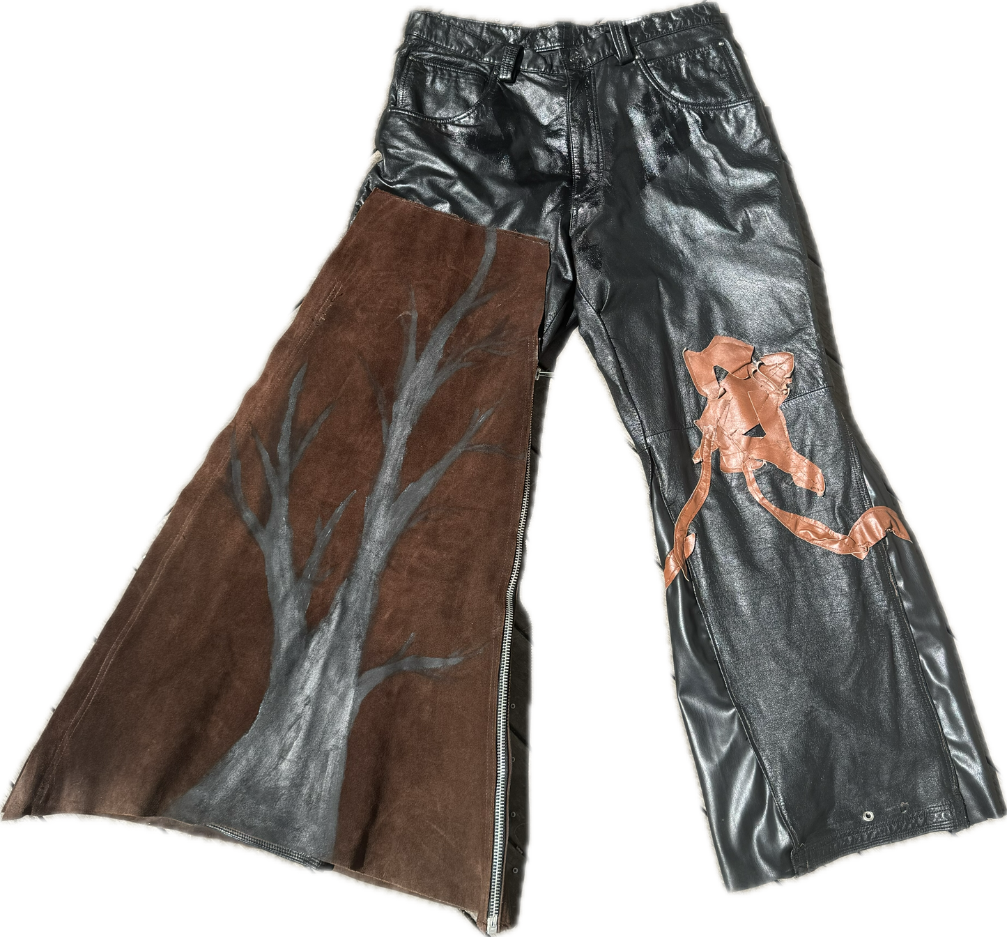 twisted branches trousers