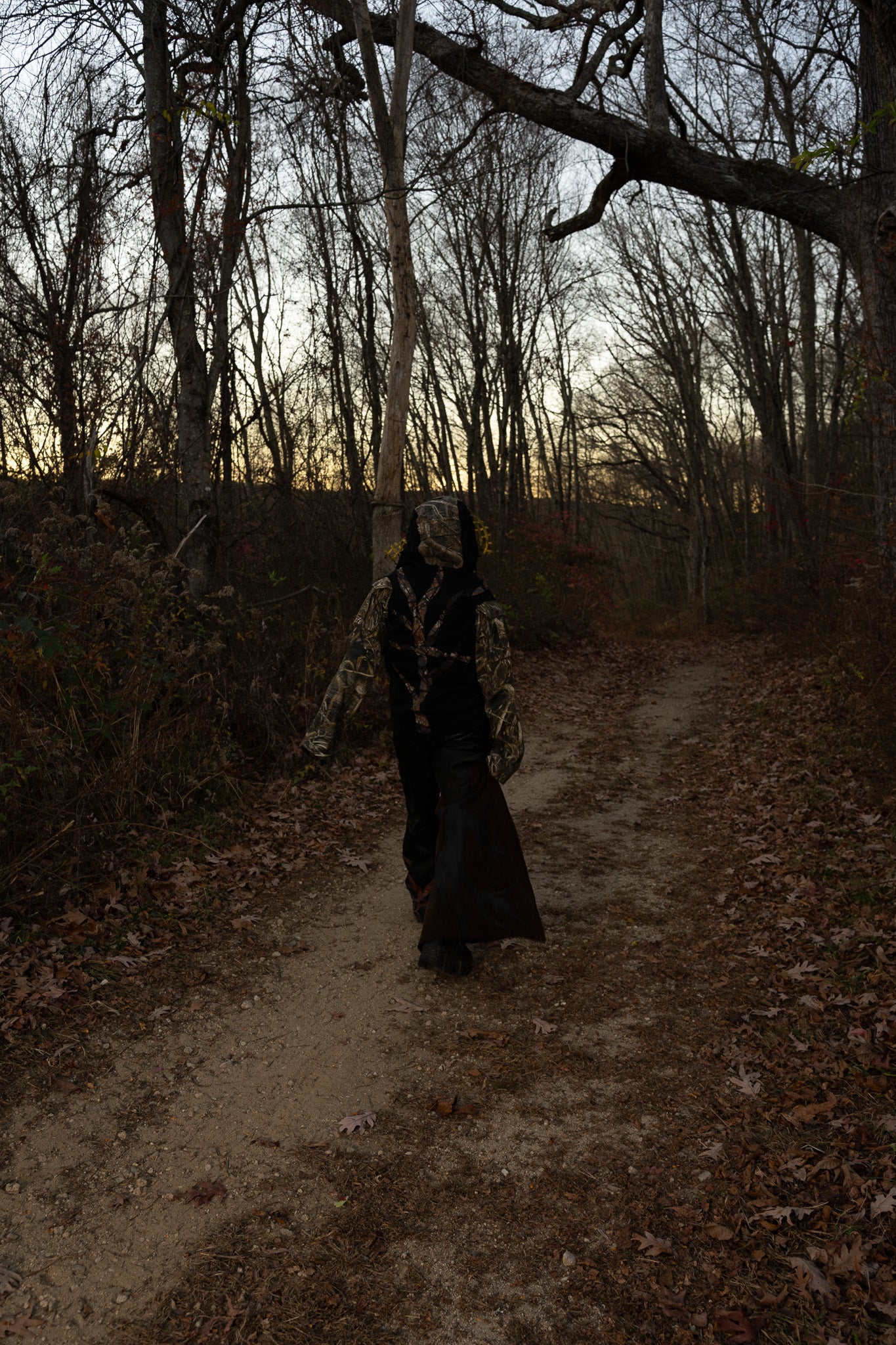 twisted branches zip up