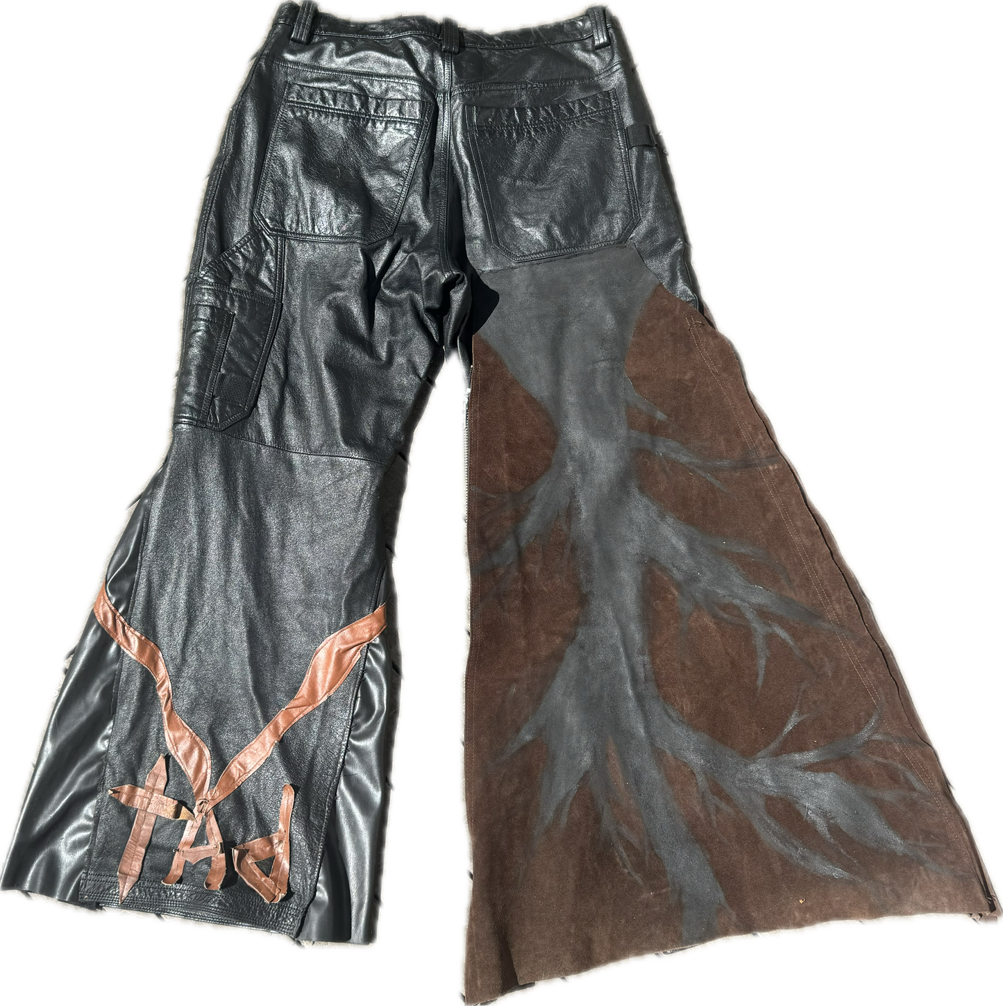 twisted branches trousers