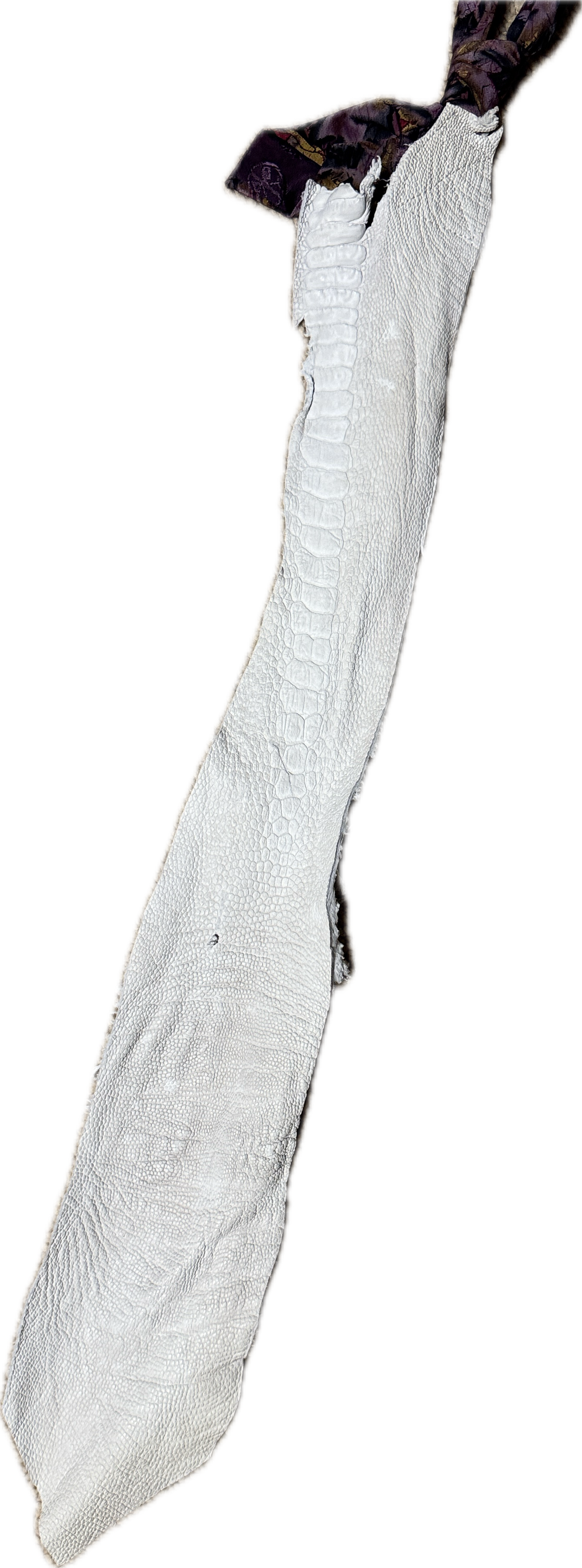 Ostrich Leather Tie