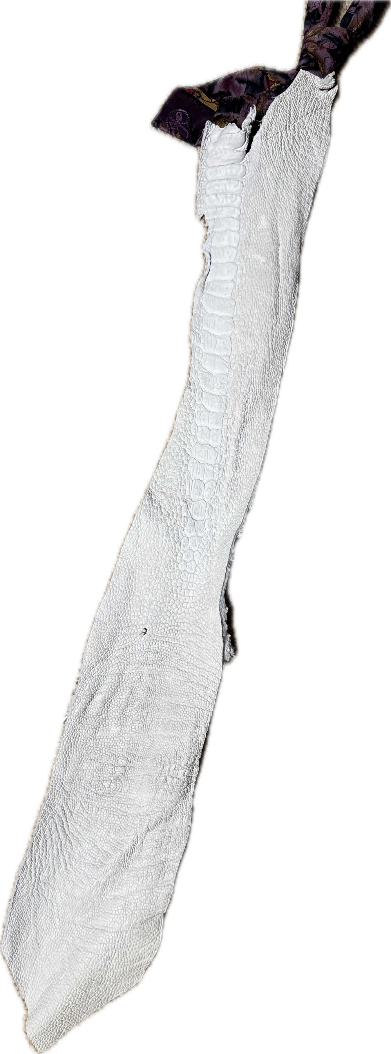 Ostrich Leather Tie