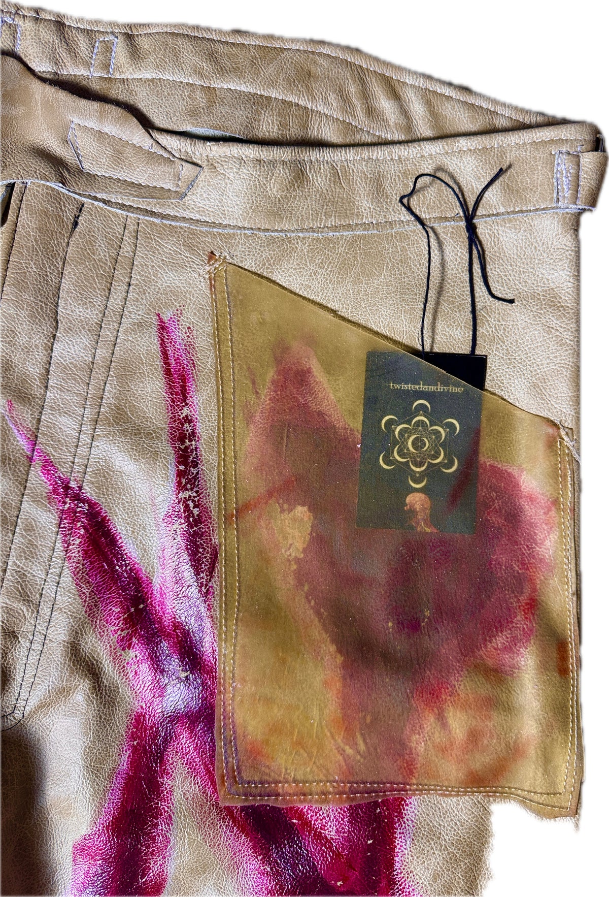Flesh Leather Pants