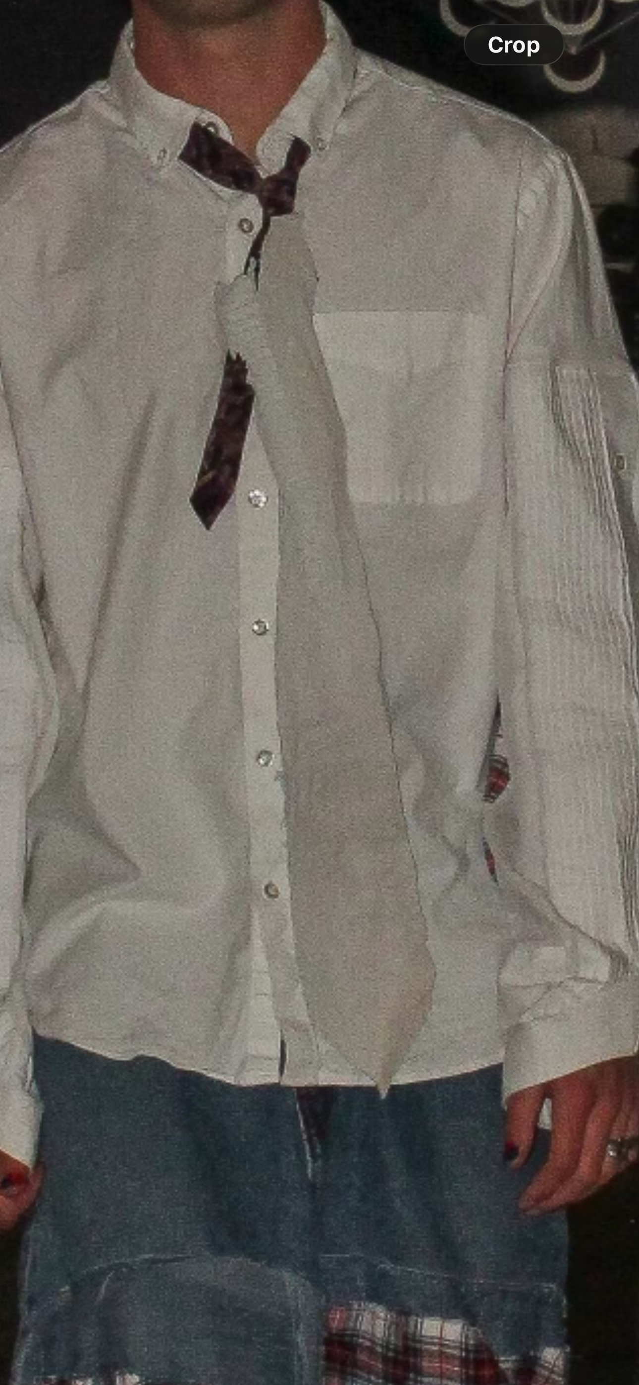 Ostrich Leather Tie