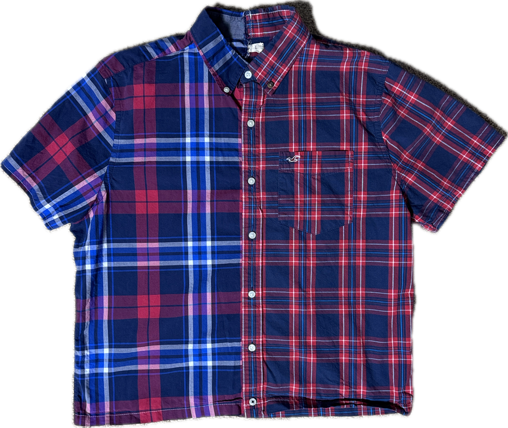 Split Screen Button Down (short sleeve)