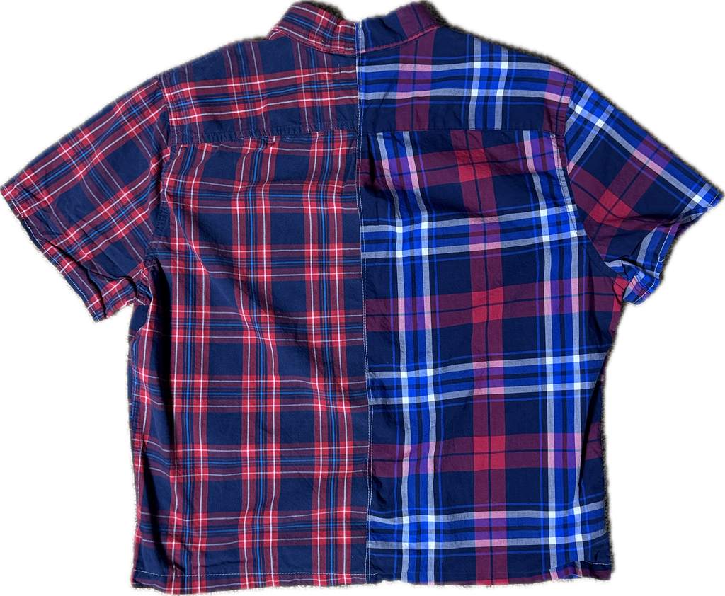 Split Screen Button Down (short sleeve)