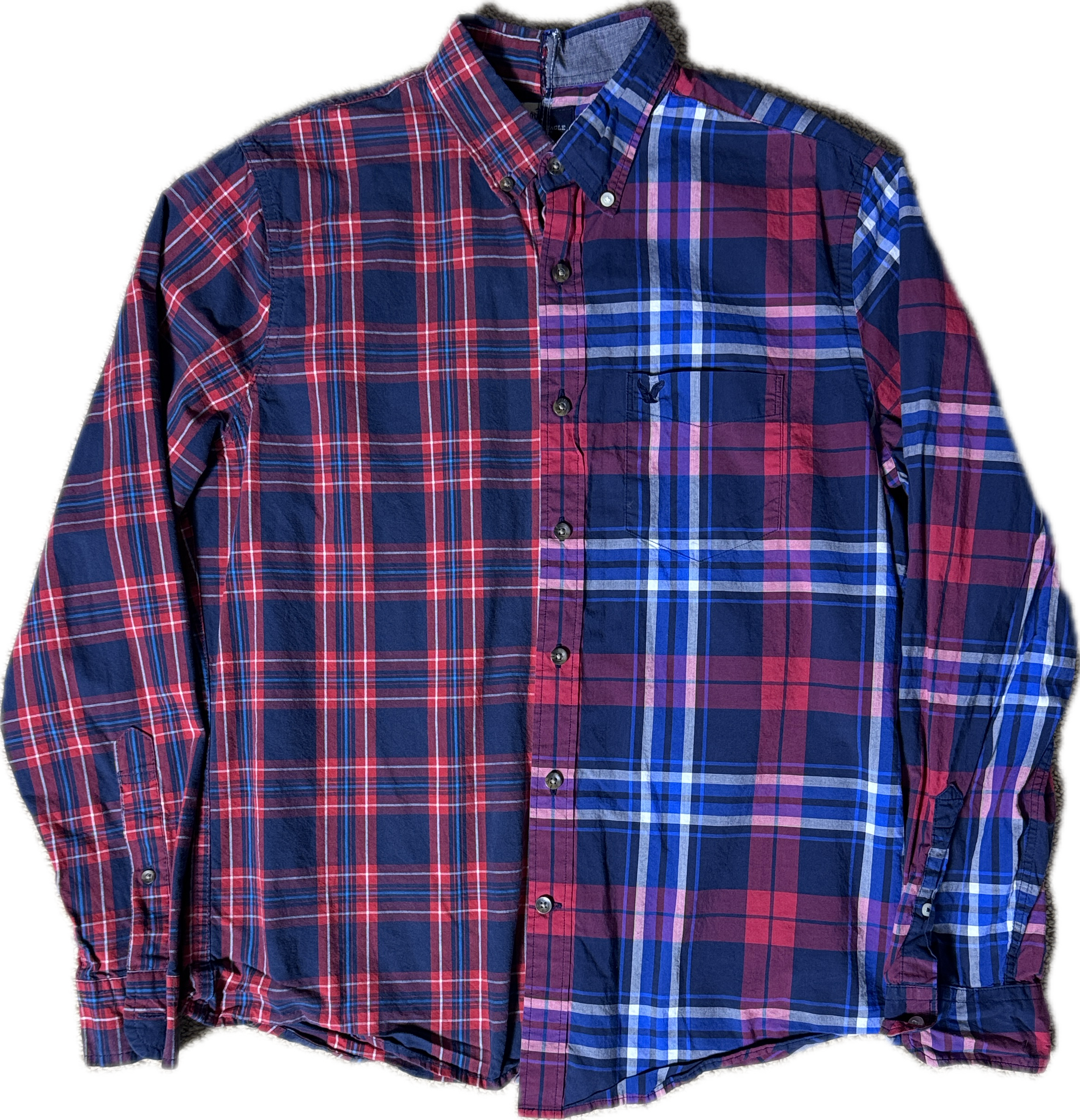 Split Screen Button Down (Long sleeve)