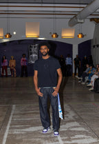 Triple Snap Straight Leg Jeans