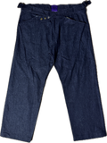 Triple Snap Straight Leg Jeans