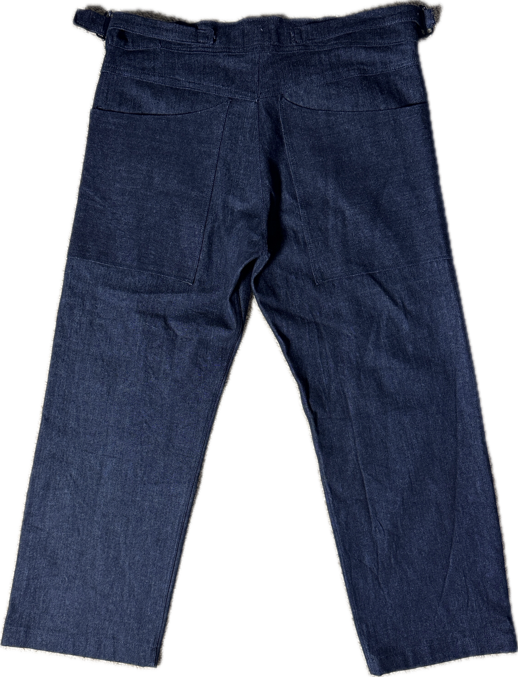 Triple Snap Straight Leg Jeans