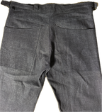 Triple Snap Straight Leg Jeans