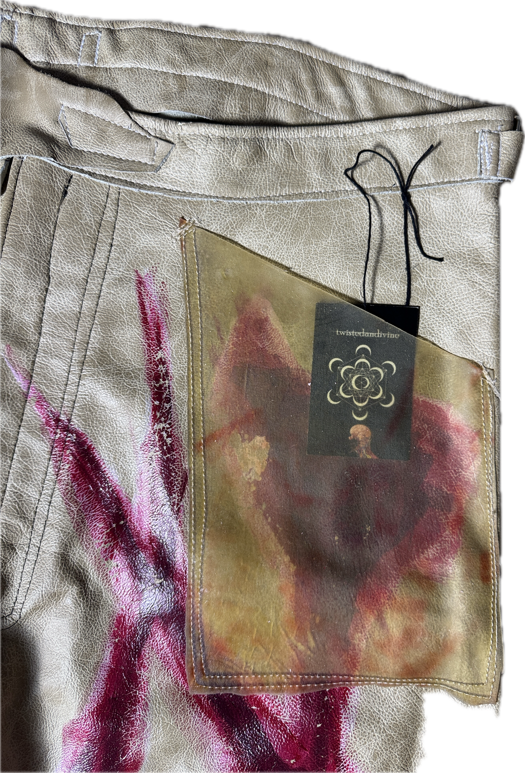 Flesh Leather Pants